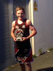 Alex Howes after his victory at Rye Boxing Clubs 1st home show.  Photo taken by Samantha Bourne