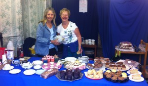 The cakes went down well with the public