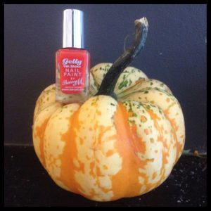 Little Gourd: £3.50 for 2 approx at Johnson's Fruiterers. Barry M 'Satsuma' Nail Polish £3.99 Boots. Both High St. Rye