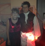 Theresa and Ben dressed up as Mrs Lovett and Sweeney Todd