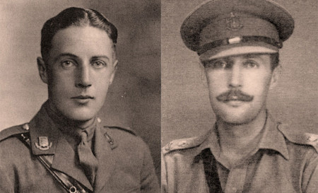 Wilkinson, above,  during his military career; below with Barry Floyd
