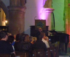 Ian Shaw performing at St Mary's last year