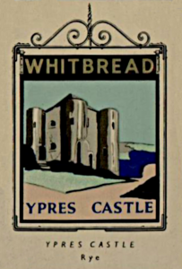 The sign of the Ypres Castle