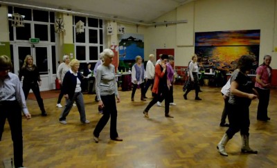 The class perform one of their routines at the Tilling Green Community Centre