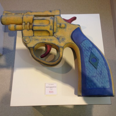 Detective Special Hand Gun - ceramic by Tony Bennett
