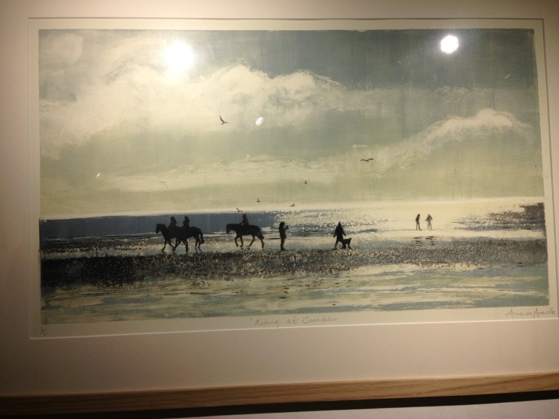 Horses on Camber sands