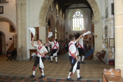 The Morris team of Utrecht, Holland, in action