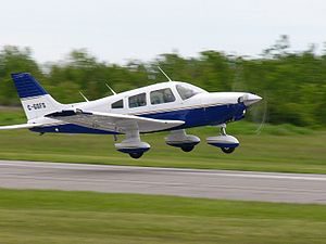 Piper Cherokee aircraft similar to the one that ditched