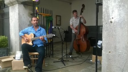 Paul Richards Latin Trio playing vibrant Brazilian Rhythms
