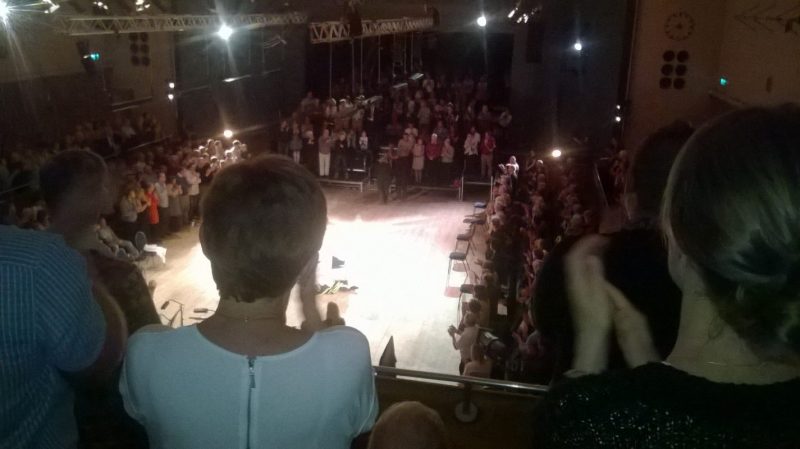 Standing ovation for everyone involved in the performance