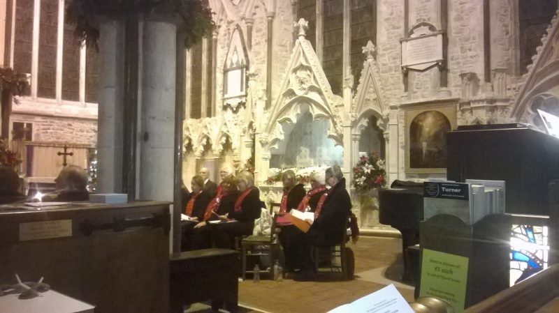 Beautiful voices of the Winchelsea Church Choir 