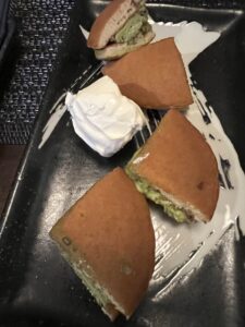 Matcha Sponge cake dessert