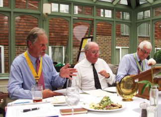 Rotarians look in crystal ball