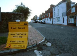 Road repairs farce
