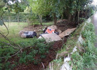 Fly-tippers leave clues