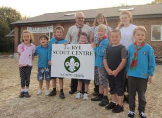 Scoutfest at new building