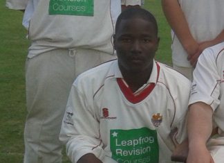 Cricketers go down but stay up