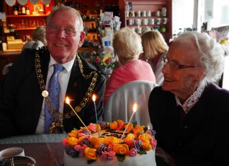 Terry, 100, is centre stage again