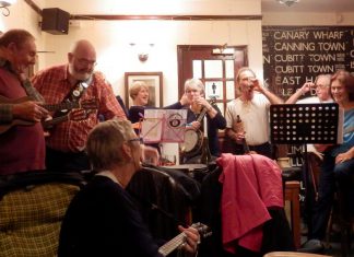 Ukulele players’ crawl raises £160+