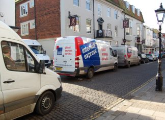 High Street loading bay abused