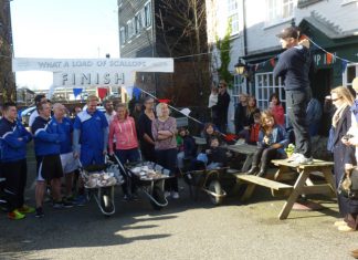 Galloping gourmets race to victory