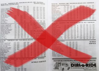 Bus cuts start this Sunday