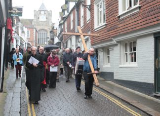 Easter starts with a walk