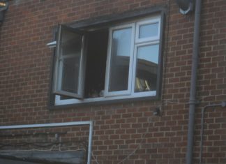 College fire disrupts exams