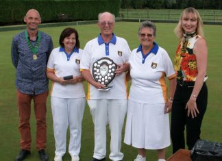 Mixed Triples bowling along