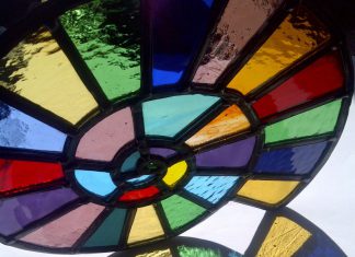 Lighting up stained glass