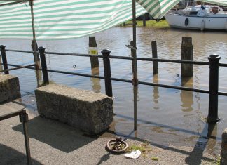 Once is enough with floods