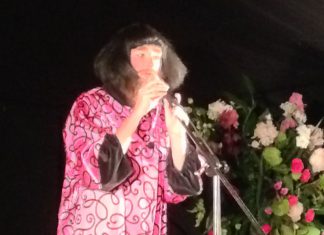 Cabaret queen raises roof