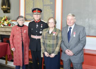 Medals from the Lord Lieutenant
