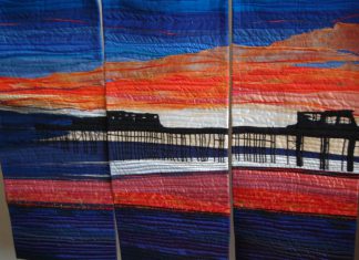 Creative stitchers at work