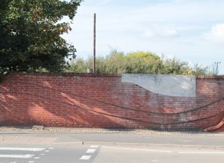 The wall – ours at last!