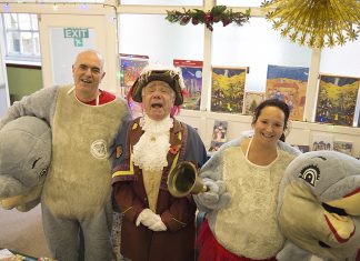 Rex cries for Christmas