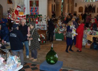 Aisles alive with stalls