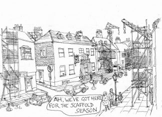 Exit visitors, enter scaffolds