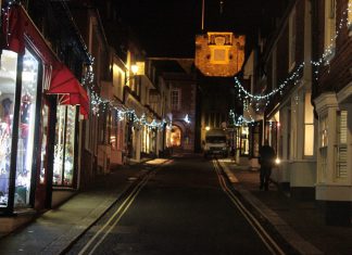 When the sun goes down . . .