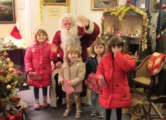 Santa’s Grotto kept busy