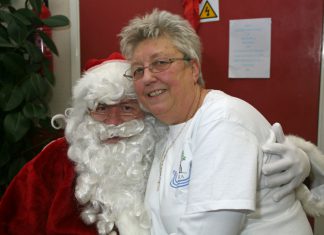 Santa Claus starts early