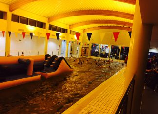 Painting the pool red