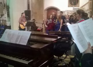 Americans sing in St Mary’s