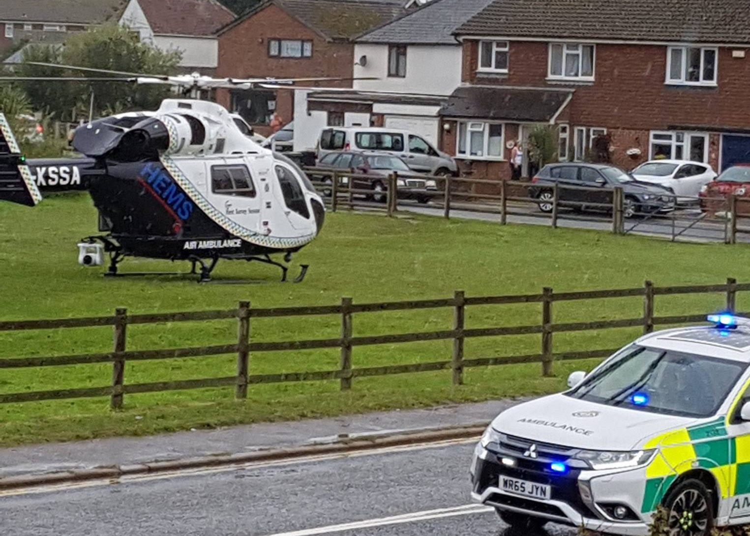 Air ambulance at Camber | Rye News