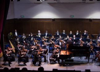 Broberg entrances audience