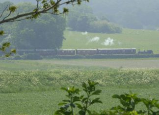 All steamed up on crossing