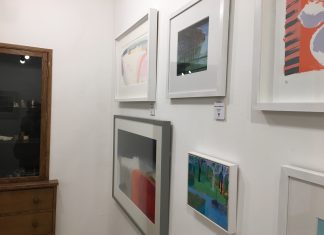 Art prints on show