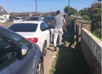 Car park chaos at Camber
