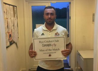 Rye 1st XI maintain 100% record