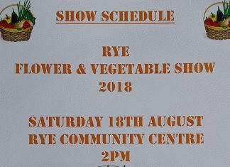 Flower and veg show coming up